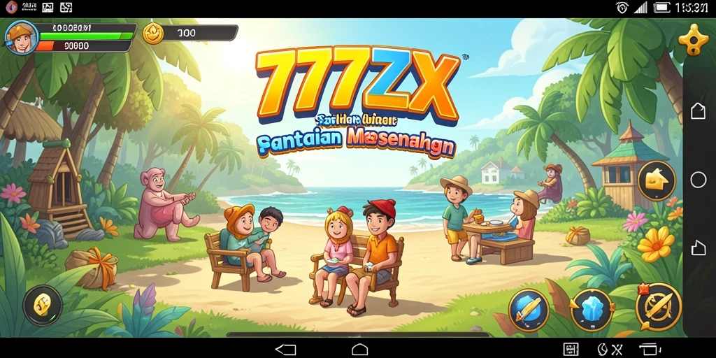 Screenshot gameplay 777ZX yang menunjukkan keseruan bermain.