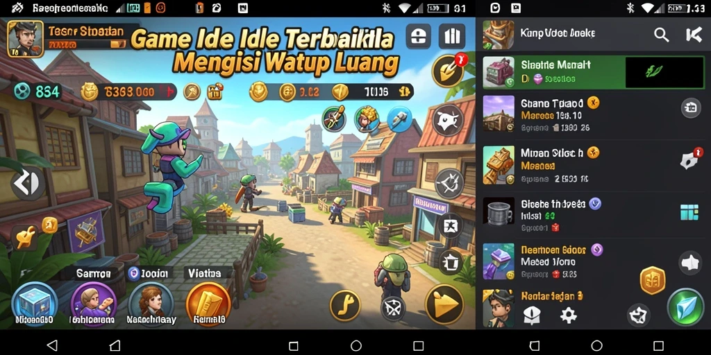 Screenshot utama 8364 menampilkan gameplay Idle yang santai.