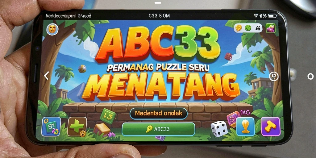 Tampilan Screenshot ABC33 menampilkan gameplay Puzzle yang menarik.