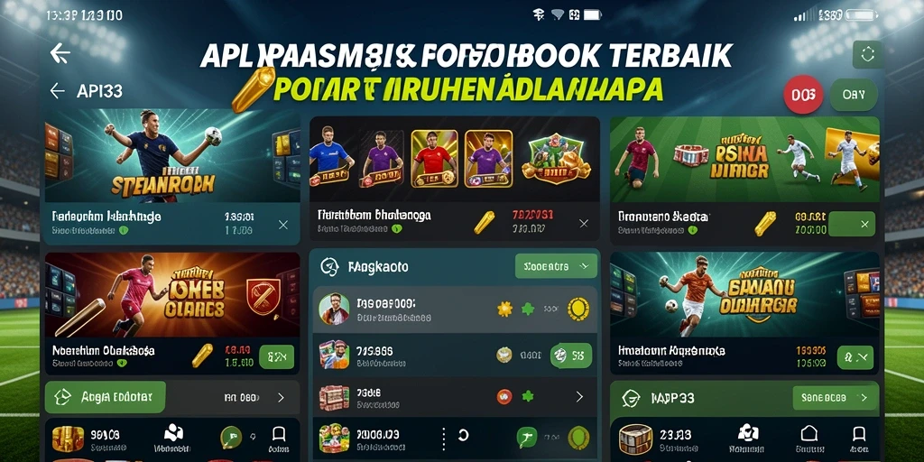 Tampilan menarik saat bermain taruhan olahraga di API33.