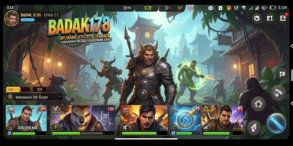 Tampilan screenshot utama BADAK178 yang menunjukkan antarmuka pengguna yang menarik.