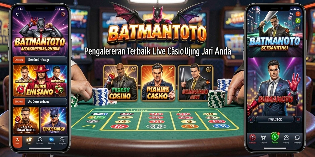 Tampilan gameplay Live Casino yang menarik di BATMANTOTO.