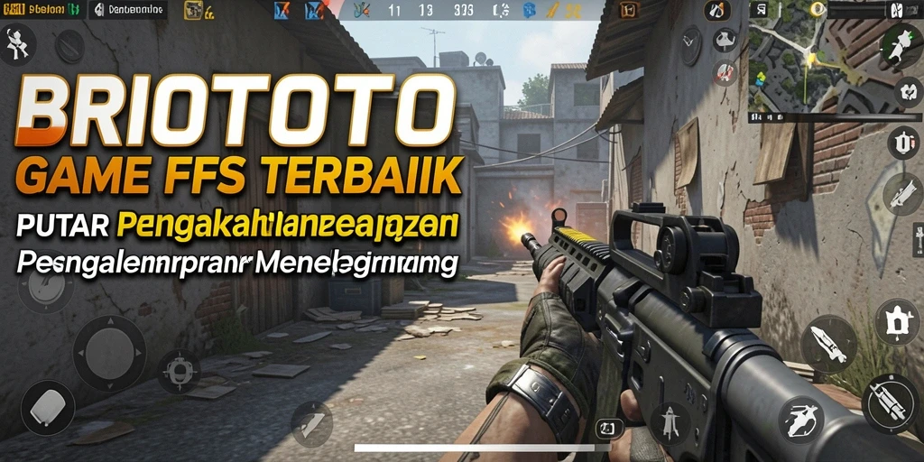 Screenshot gameplay BRIOTOTO dengan aksi pertempuran yang intens.