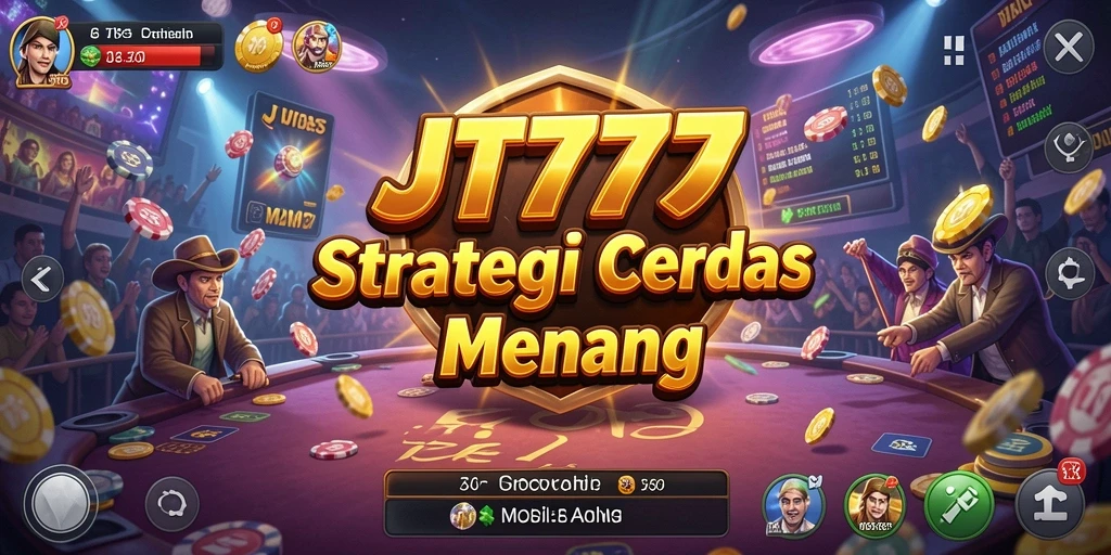 Tampilan gameplay strategi yang menegangkan di JT777.