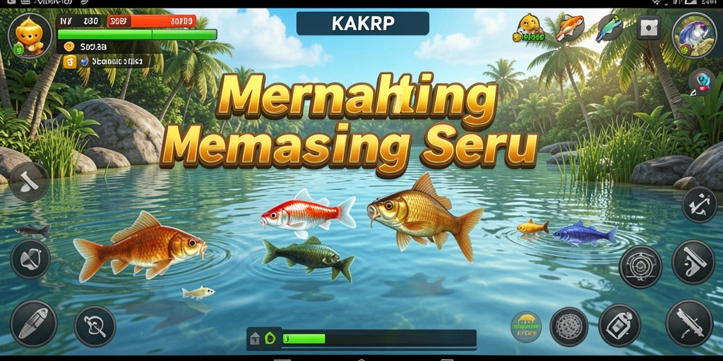 Tangkapan ikan yang megah dalam gameplay KAKRP.