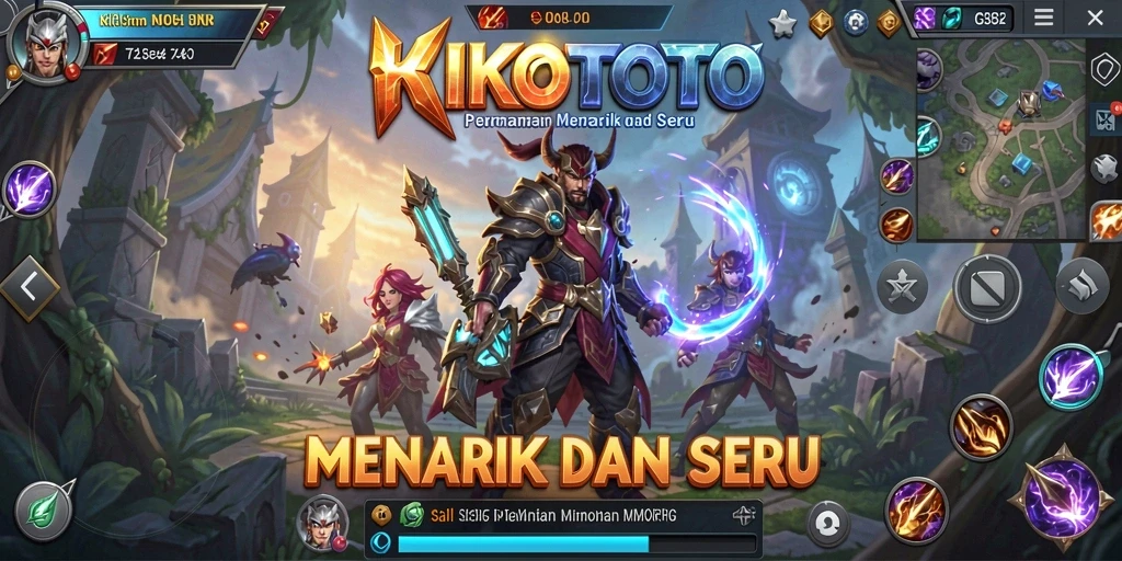 Tampilan gameplay KIKOTOTO yang menarik dan interaktif.