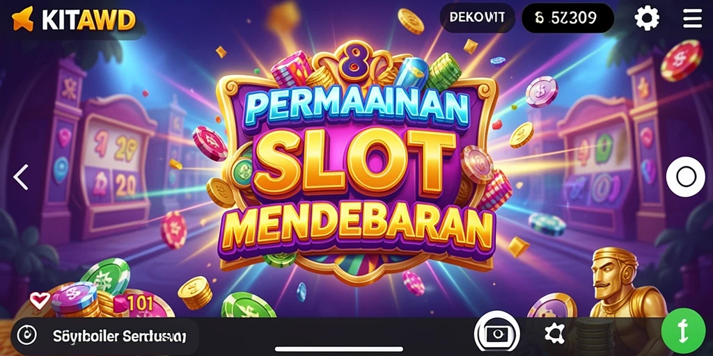 Tangkapan layar gameplay KITAWD menampilkan keseruan bermain Slot.