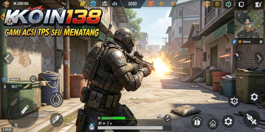 Screenshot gameplay KOIN138 menampilkan pertempuran seru dan taktis.