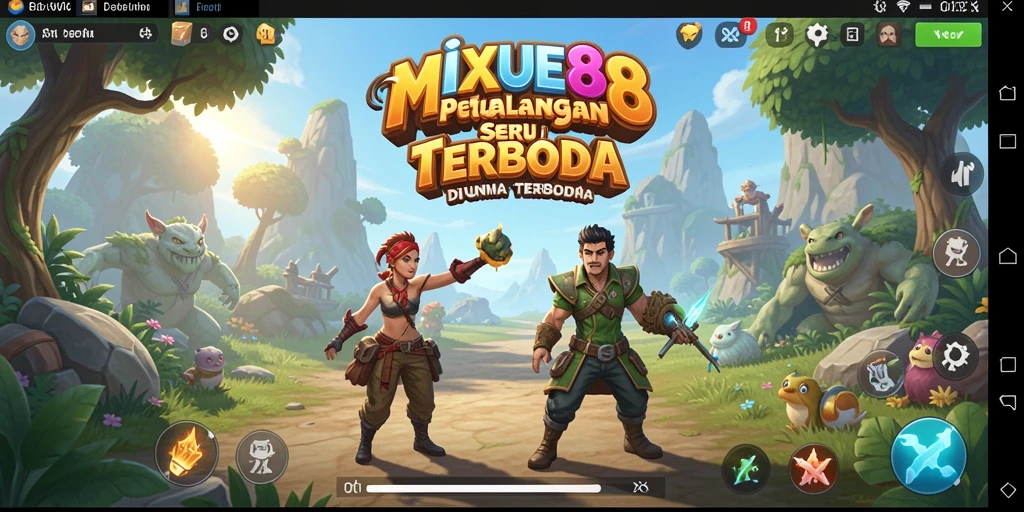 Gameplay MIXUE88 di dunia terbuka yang penuh petualangan.