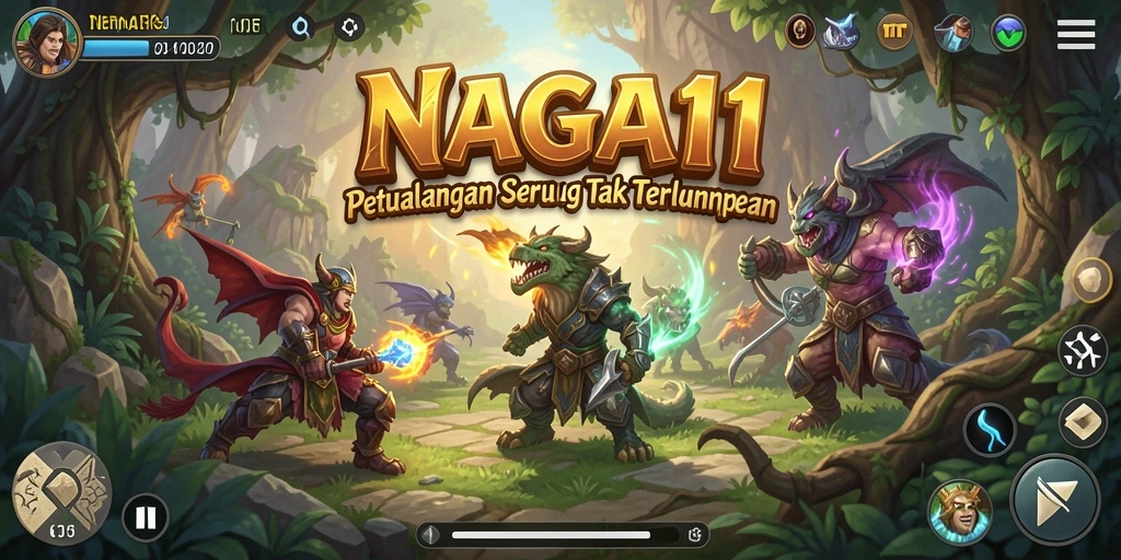 Gameplay menarik dalam NAGA11 yang memikat hati para petualang.