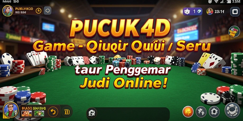 Screenshot gameplay QiuQiu PUCUK4D yang seru dan interaktif.