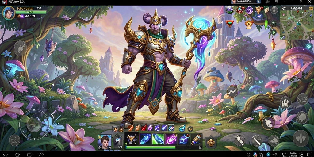 Screenshot gameplay PUTARMEGA menampilkan aksi pertarungan seru dan grafis yang memukau.