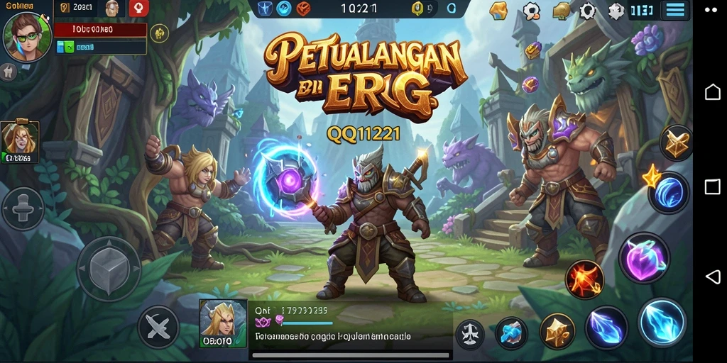 Tampilan memukau dari gameplay di QQ1221 dengan aksi RPG yang mendebarkan.