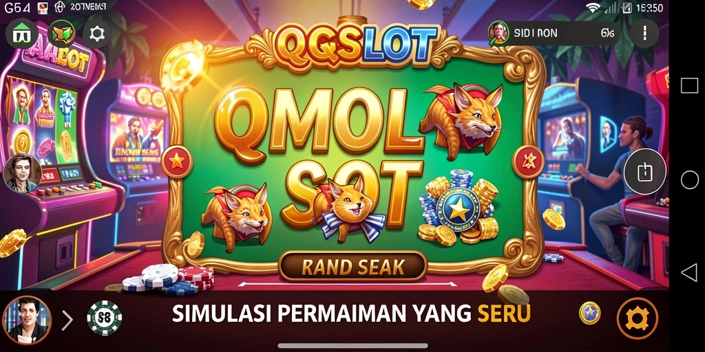 Screenshot utama QQSLOT menampilkan gameplay menarik dari mesin slot.