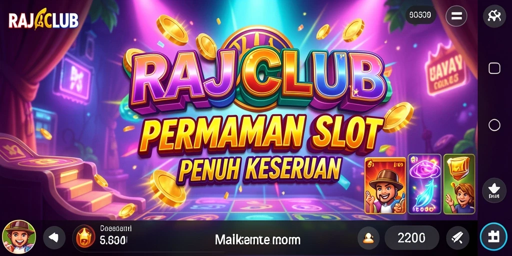 Tampilan seru dan mengasyikkan dari gameplay Slot di RAJACLUB.