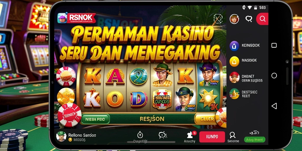 Tampilan gameplay RSNOK dengan suasana Kasino yang mendebarkan.
