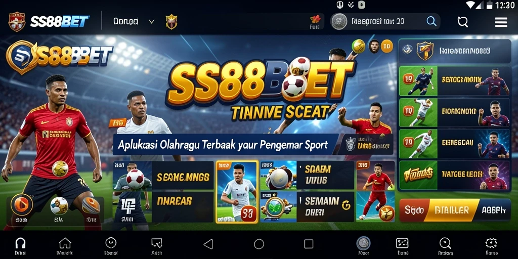 Tangkapan layar utama SS88BET menunjukkan pengalaman gameplay olahraga yang mendebarkan.