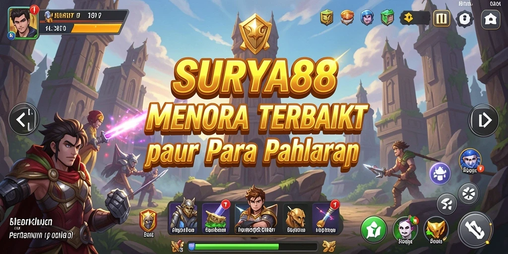 Tangkapan layar menunjukkan pertempuran strategi Tower Defense yang mendebarkan.